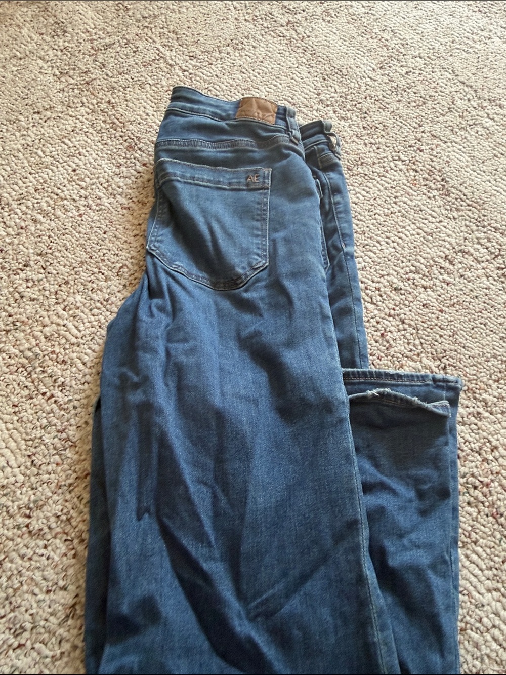American Eagle Outfitters Dark Blue Flare Jeans - Picture 4 of 7